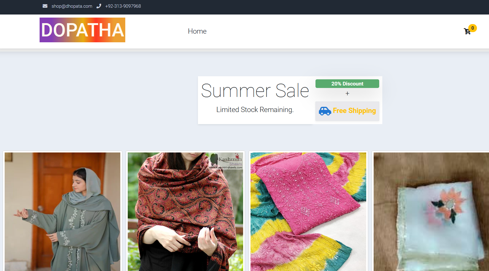 E-commerce Store Software in Pakistan, India, Afghanistan